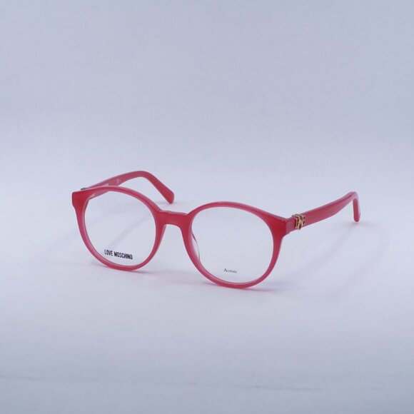 Moschino MOL523 0C9A00 Eyeglasses Pink 49mm Round Frame - Picture 4 of 10